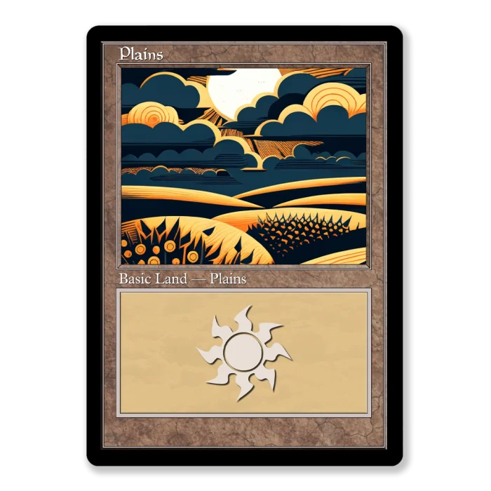 Land Card Examples Basic Land Style | Design an MTG Card - Print MTG