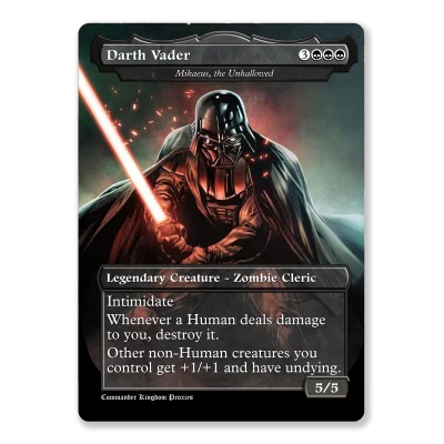 Black Full Art MTG Template