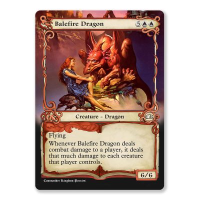 Balefire Dragon | Adventure Custom MTG Proxy Card
