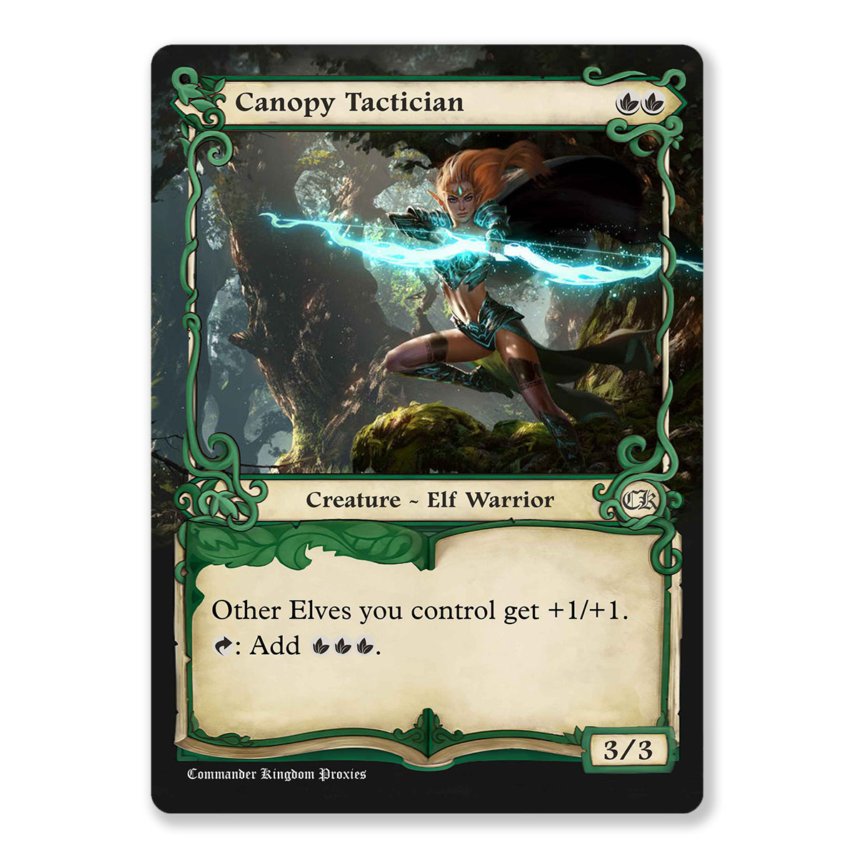 Canopy Tactician | Adventure Custom MTG Proxy Card
