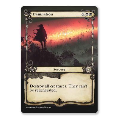 Damnation | Adventure Custom MTG Proxy Card