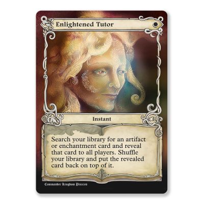 Enlightened Tutor | Adventure Custom MTG Proxy Card