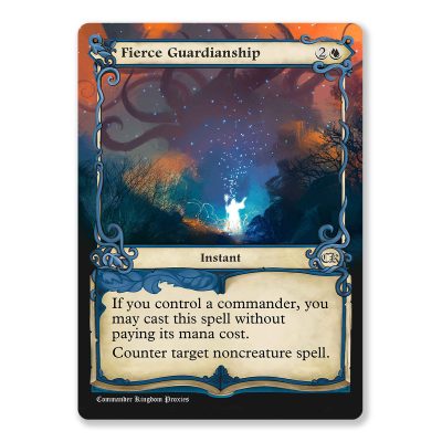 Fierce Guardianship | Adventure Custom MTG Proxy Card