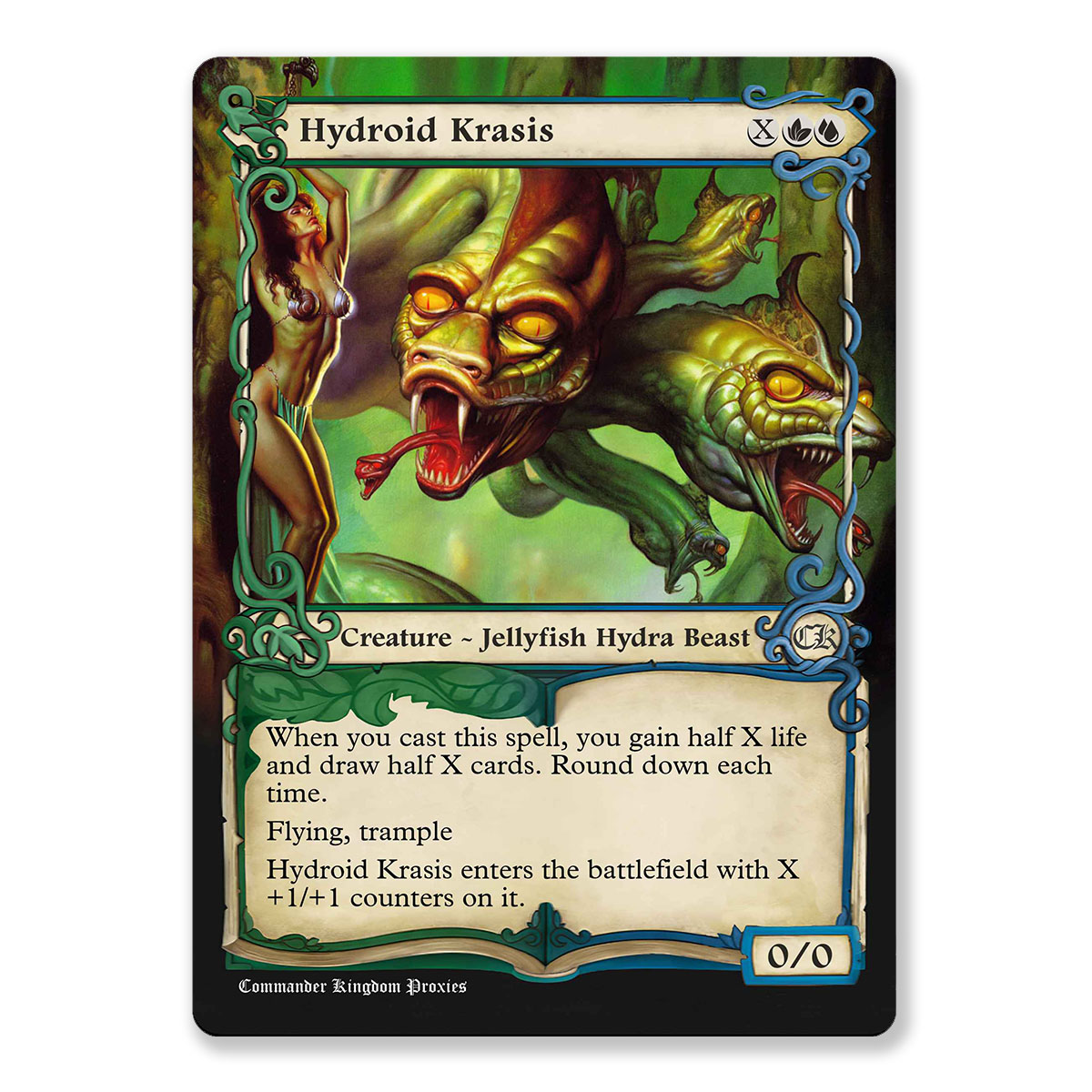 Hydroid Krasis | Adventure Custom MTG Proxy Card
