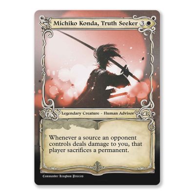 Michiko Konda | Adventure Custom MTG Proxy Card