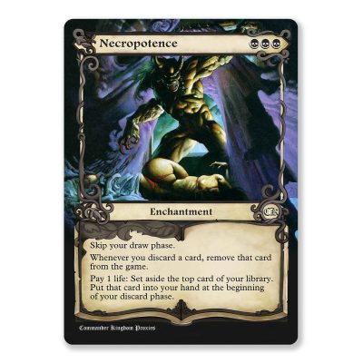 Necropotence | Adventure Custom MTG Proxy Card