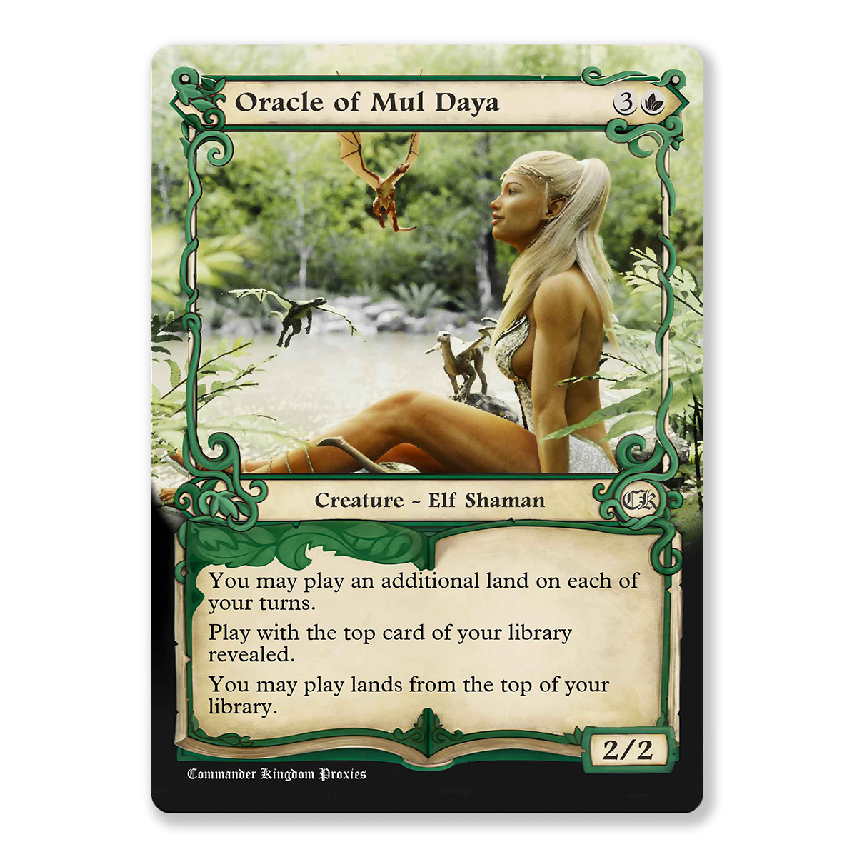 Oracle of Mul Daya | Adventure Custom MTG Proxy Card