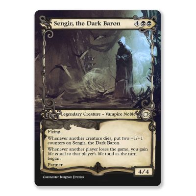 Sengir Dark Baron | Adventure Custom MTG Proxy Card