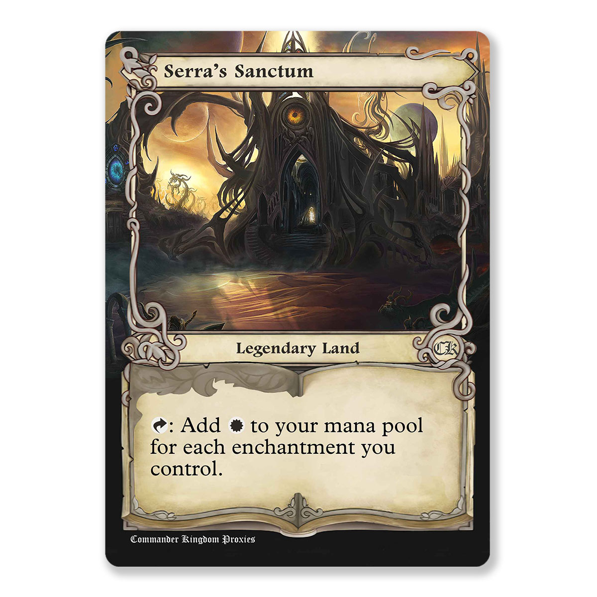 Serras Sanctum | Adventure Custom MTG Proxy Card