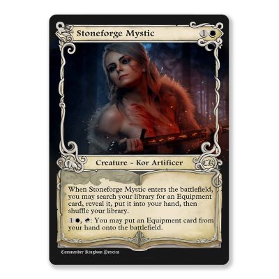 Stoneforge Mystic | Adventure Custom MTG Proxy Card