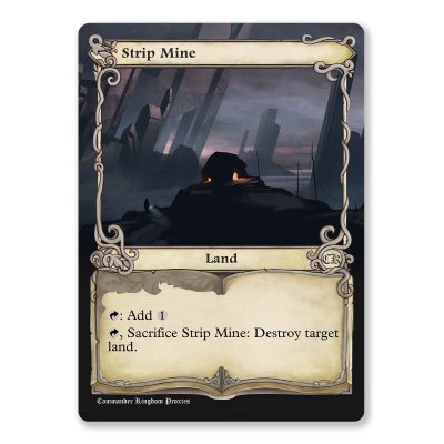 Strip Mine | Adventure Custom MTG Proxy Card