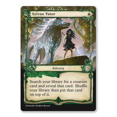 Sylvan Tutor | Adventure Custom MTG Proxy Card