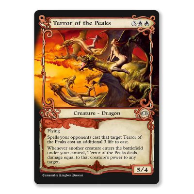 Terror of the Peaks | Adventure Custom MTG Proxy Card