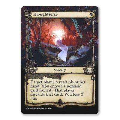 Thoughtseize | Adventure Custom MTG Proxy Card