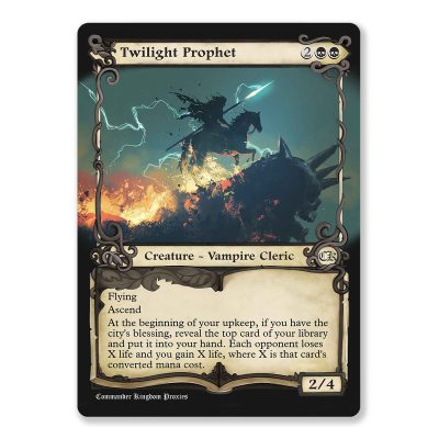 Twilight Prophet | Adventure Custom MTG Proxy Card