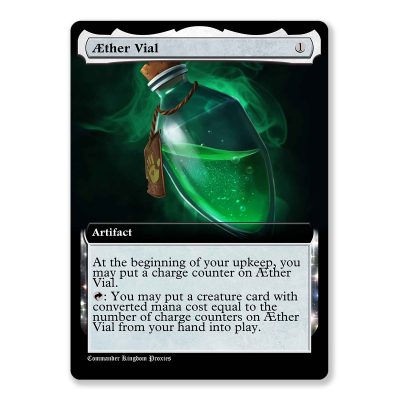Aether Vial | Box Topper Custom MTG Proxy Card