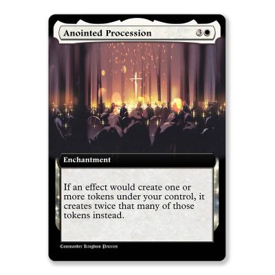 Anointed Procession | Box Topper Custom MTG Proxy Card