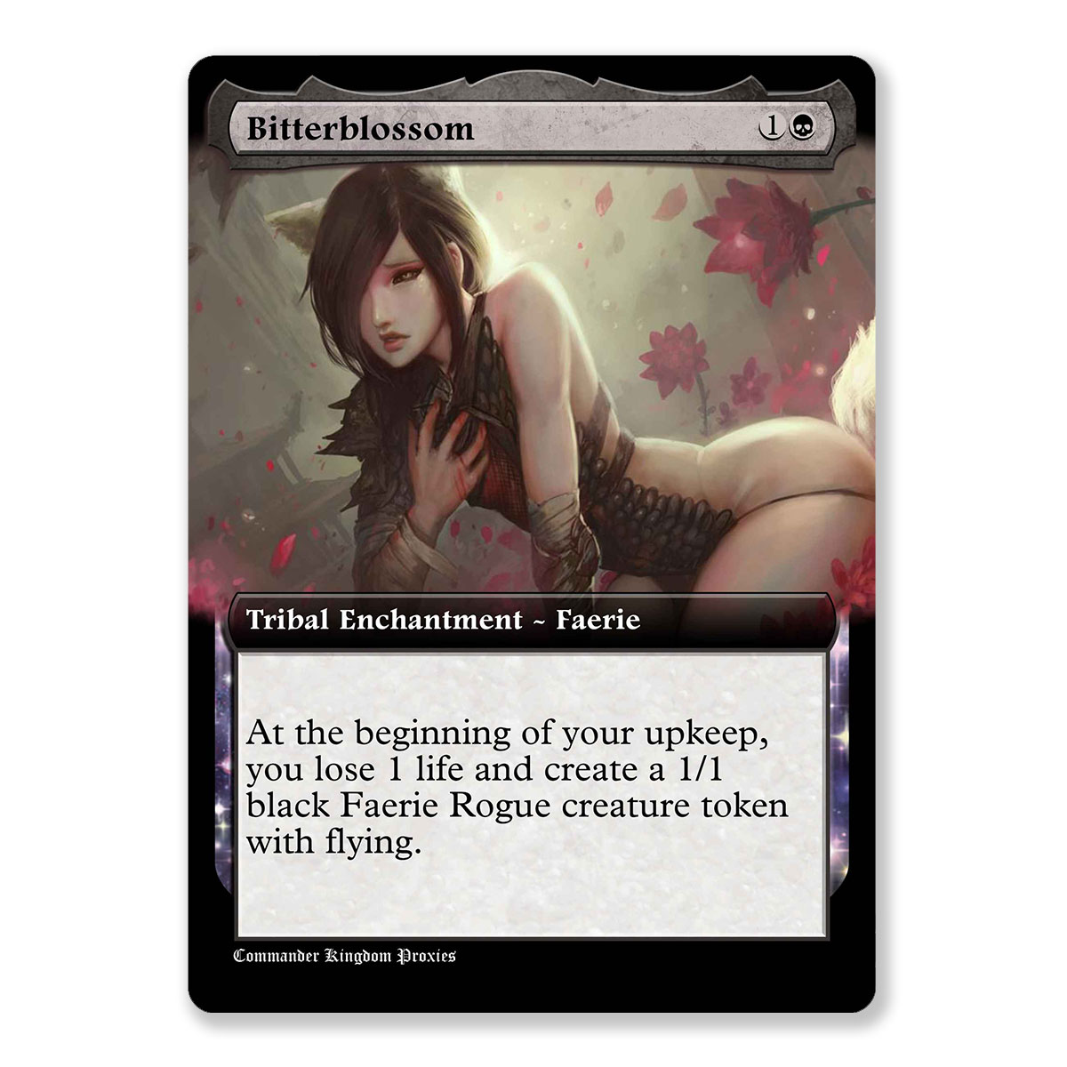 Bitterblossom | Box Topper Custom MTG Proxy Card