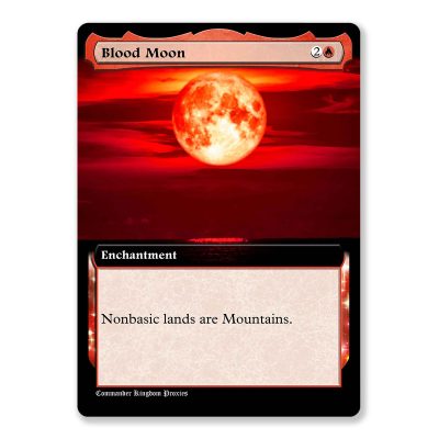 Blood Moon | Box Topper Custom MTG Proxy Card