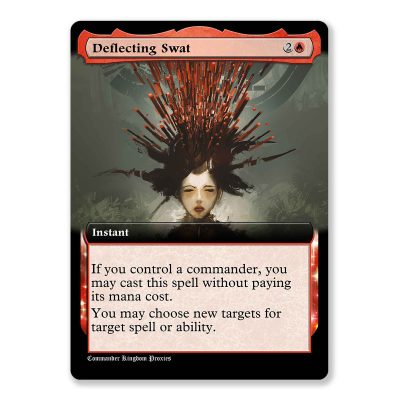 Deflecting Swat | Box Topper Custom MTG Proxy Card