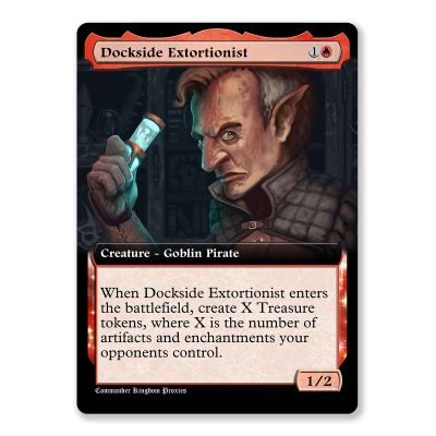Dockside Extortionist | Box Topper Custom MTG Proxy Card