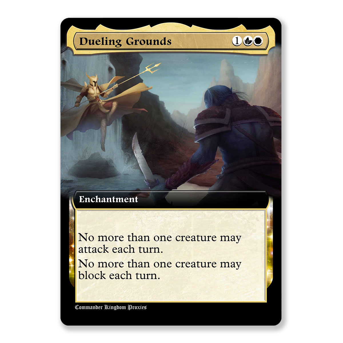Dueling Grounds | Box Topper Custom MTG Proxy Card