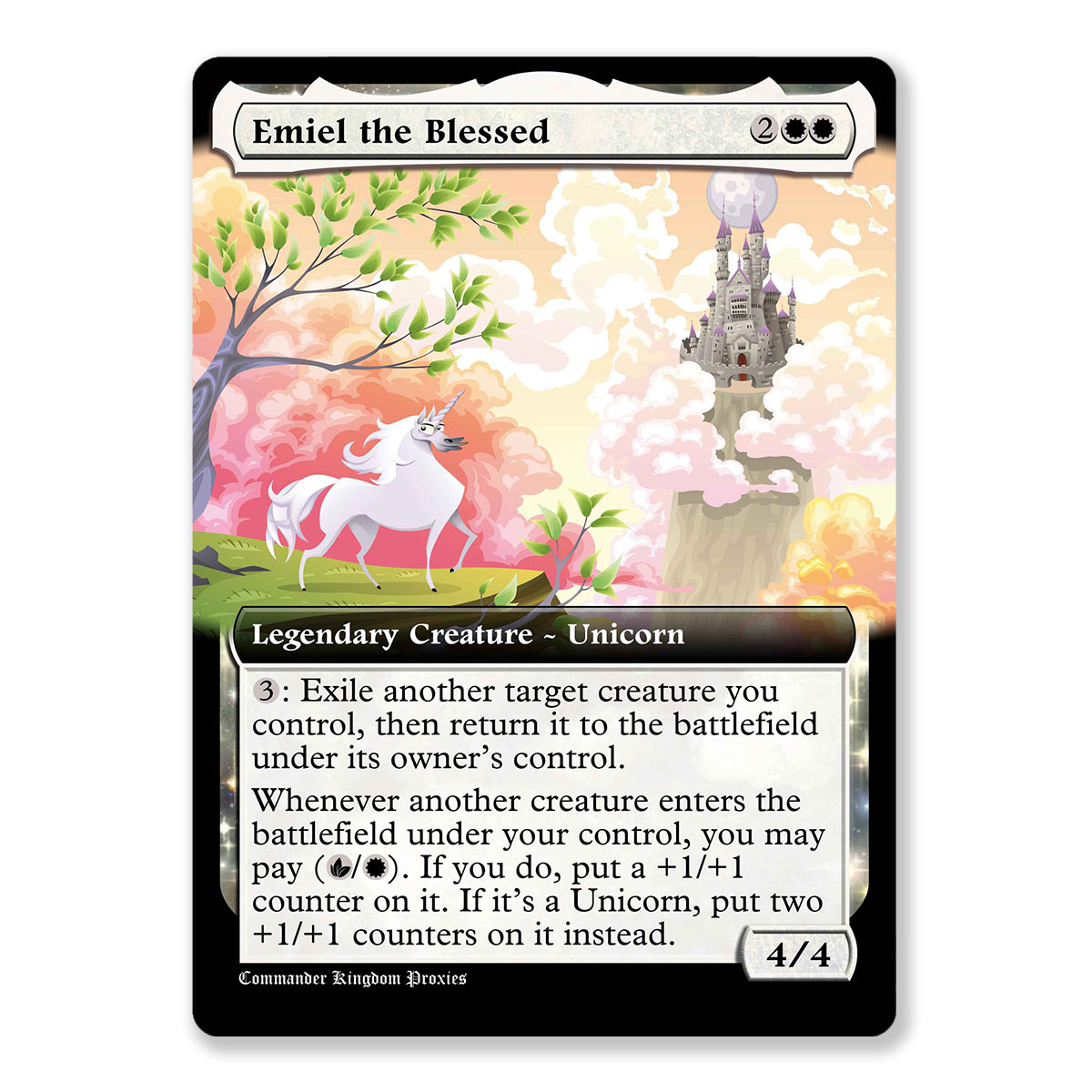 Emiel the Blessed | Box Topper Custom MTG Proxy Card