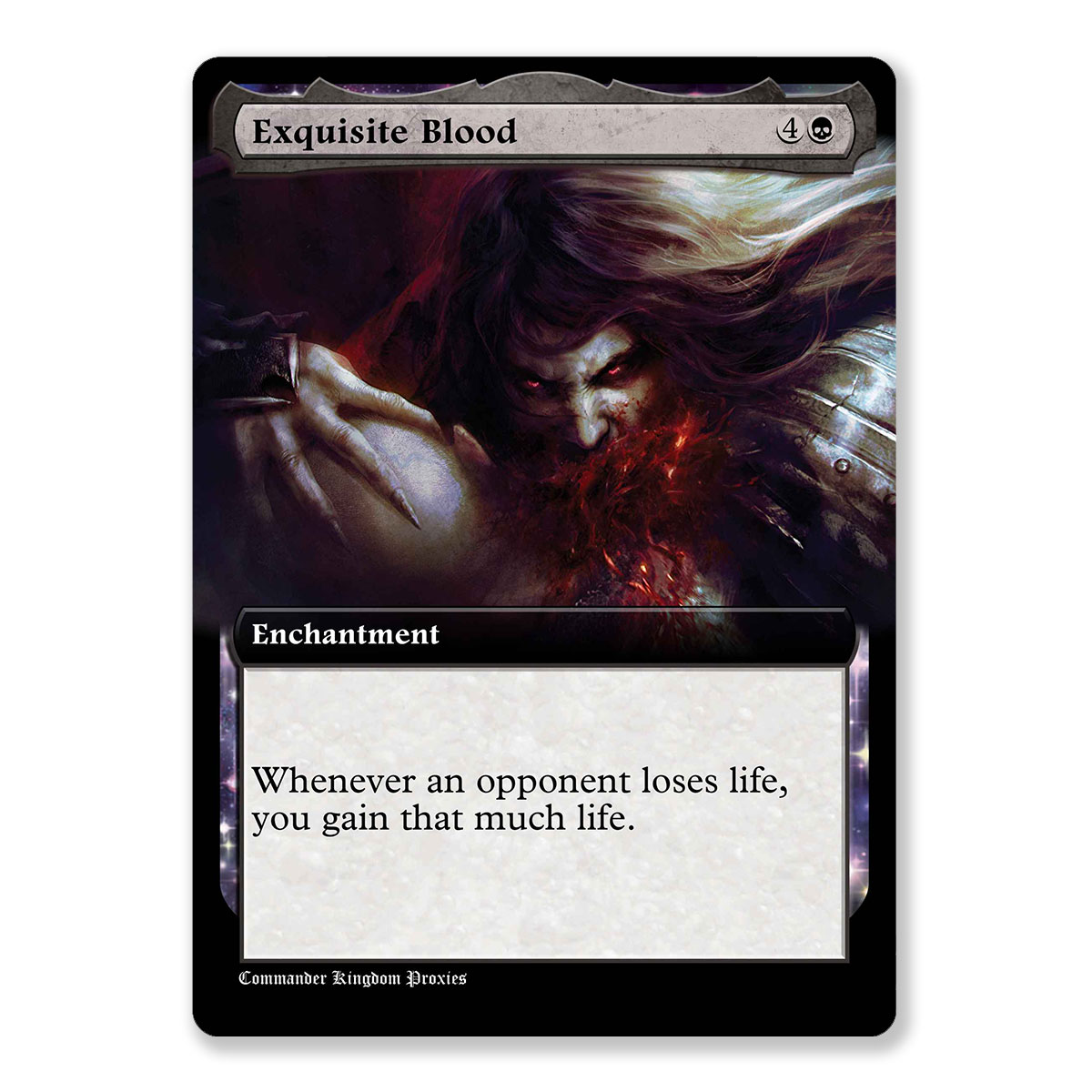 Exquisite Blood | Box Topper Custom MTG Proxy Card