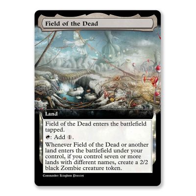 Field of the Dead | Box Topper Custom MTG Proxy Card