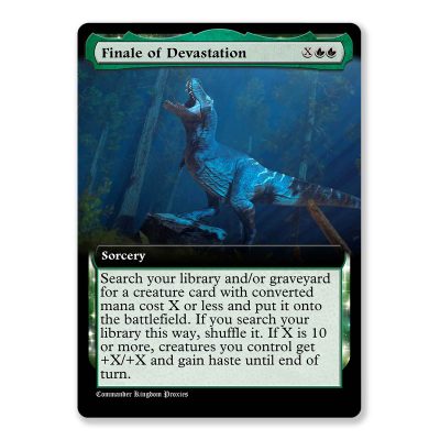 Finale of Devestation | Box Topper Custom MTG Proxy Card