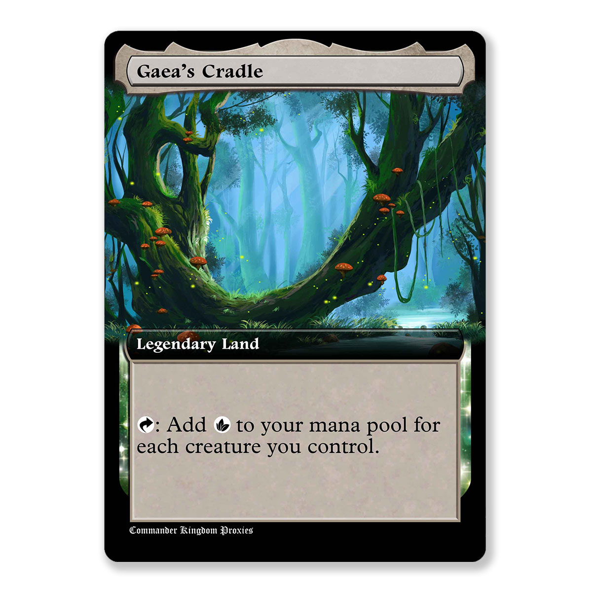 Gaeas Cradle | Box Topper Custom MTG Proxy Card