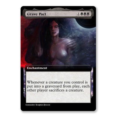 Grave Pact | Box Topper Custom MTG Proxy Card