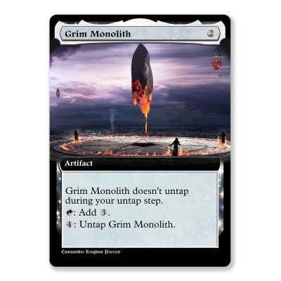 Grim Monolith | Box Topper Custom MTG Proxy Card