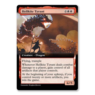 Hellkite Tyrant | Box Topper Custom MTG Proxy Card