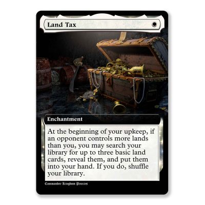 Land Tax | Box Topper Custom MTG Proxy Card