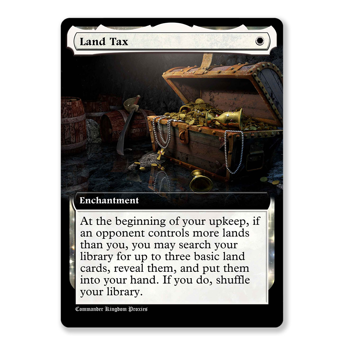 Land Tax | Box Topper Custom MTG Proxy Card