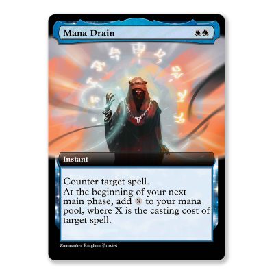 Mana Drain 1 | Box Topper Custom MTG Proxy Card