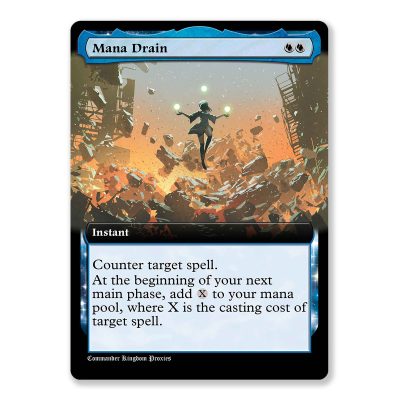 Mana Drain 2 | Box Topper Custom MTG Proxy Card