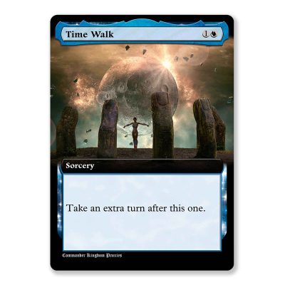 Time Walk | Power 9 | Box Topper Custom MTG Proxy Card