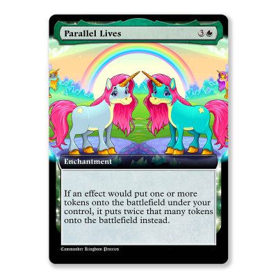 Parallel Lives | Box Topper Custom MTG Proxy Card