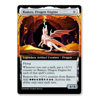 Ramos, Dragon Engine | Box Topper Custom MTG Proxy Card