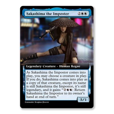 Sakashima, the Imposter | Box Topper Custom MTG Proxy Card