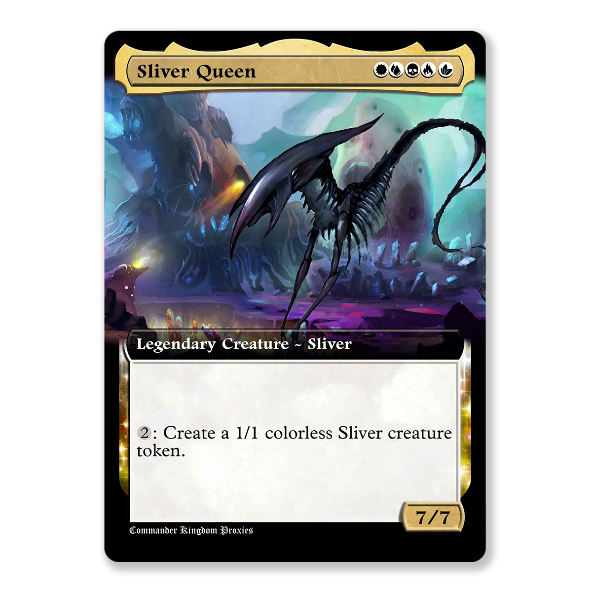 Sliver Queen | Box Topper Custom MTG Proxy Card