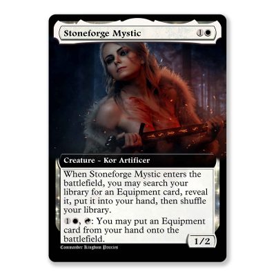 Stoneforge Mystic | Box Topper Custom MTG Proxy Card