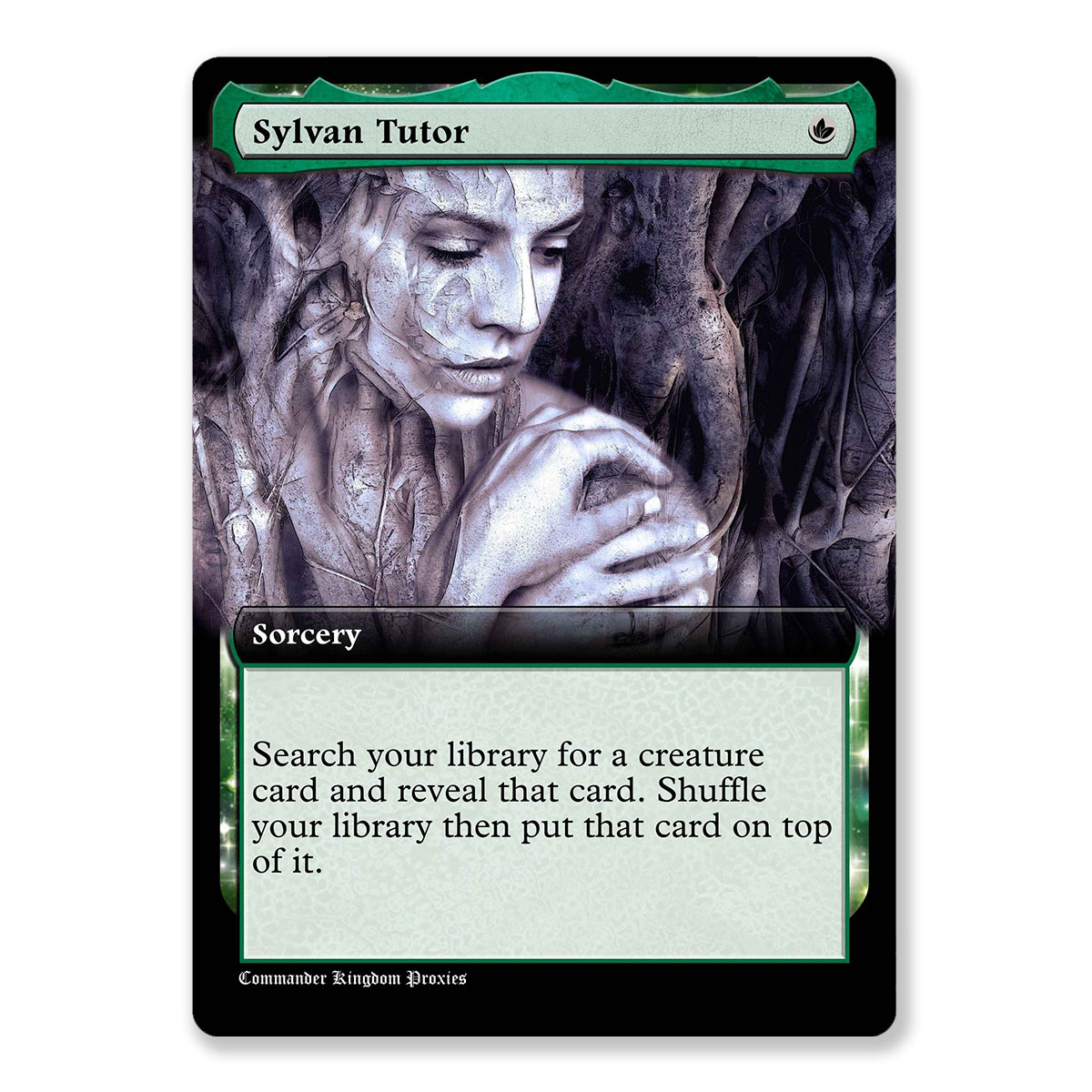 Sylvan Tutor | Box Topper Custom MTG Proxy Card