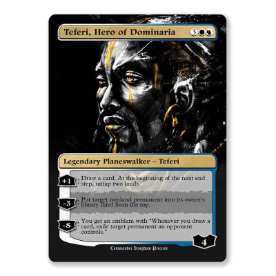 Teferi Hero of Dominaria | Box Topper Custom MTG Proxy Card