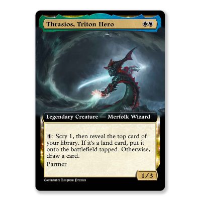 Thrasios, Titan Hero | Box Topper Custom MTG Proxy Card