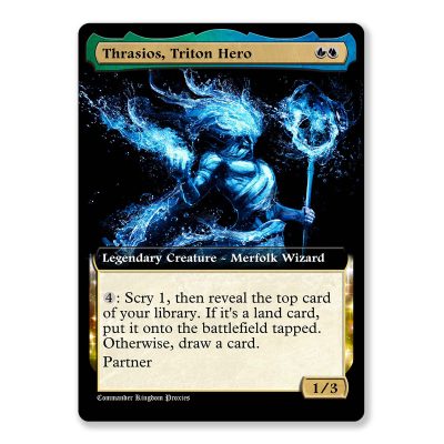 Thrasios, Titan Hero 2 | Box Topper Custom MTG Proxy Card