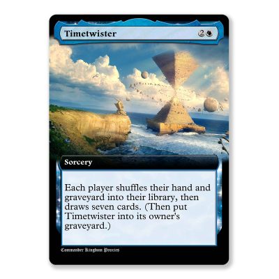 Timetwister  | Box Topper Custom MTG Proxy Card