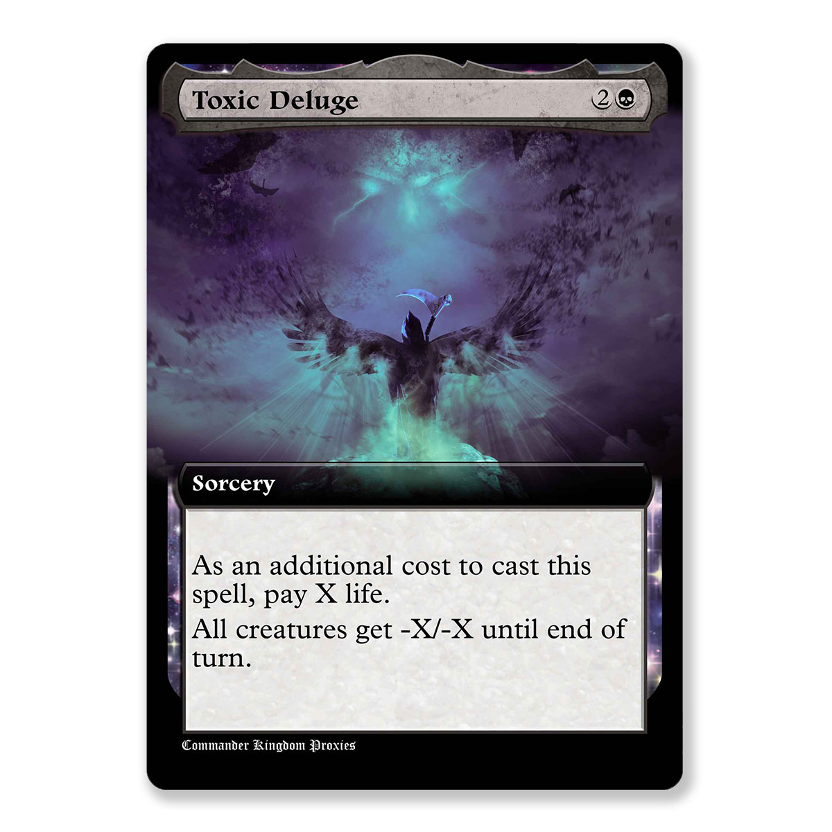 Toxic Deluge | Box Topper Custom MTG Proxy Card
